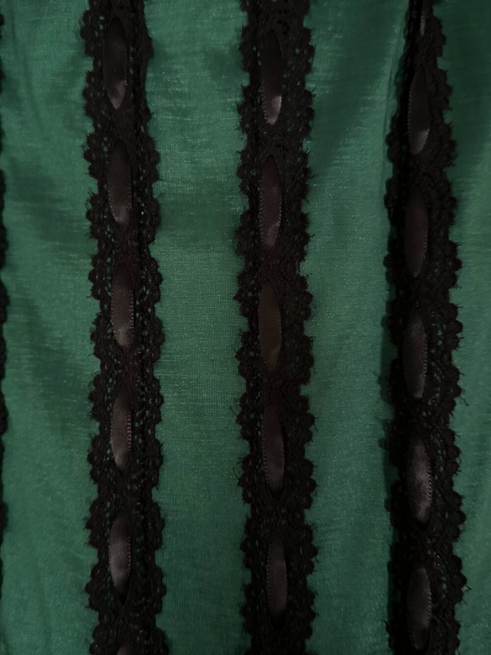 Dolls Kill Widow Gothic Elegance Lace Trim Corset Top Large - Picture 7 of 15
